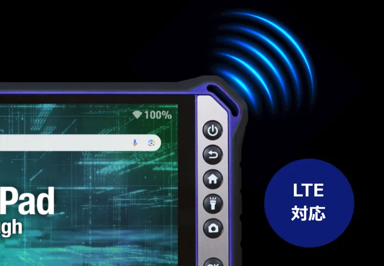 ワイヤレス通信（LTE）機能搭載プラチナバンド対応