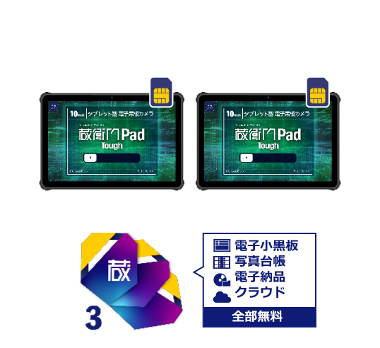 蔵衛門Pad Tough完全セット